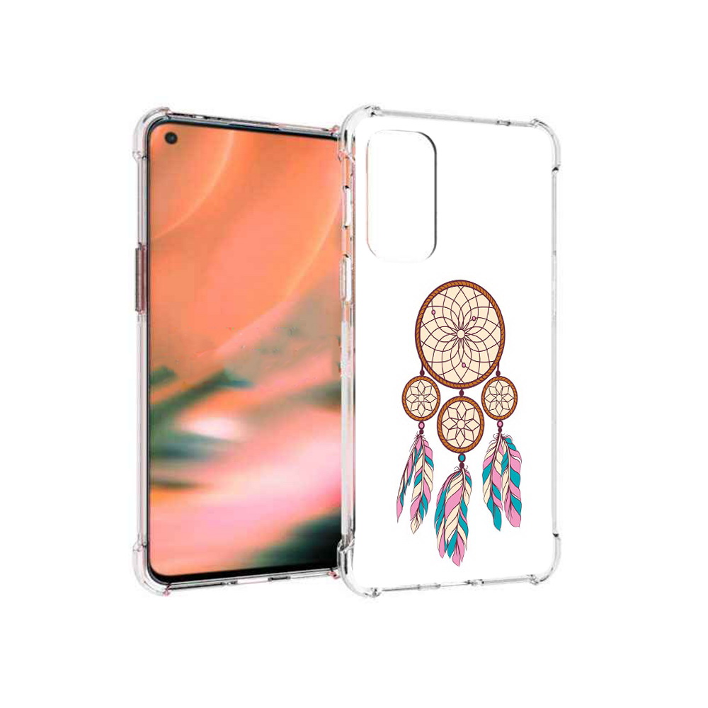 

Чехол MyPads Tocco для OnePlus Nord 2 5G ловец снов бежевый (PT161451.125.442), Прозрачный, Tocco