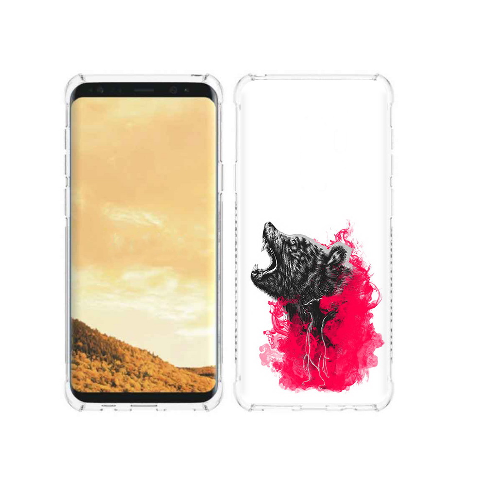

Чехол MyPads Tocco для Samsung Galaxy S9 медведь в дымке (PT98329.588.463), Прозрачный, Tocco