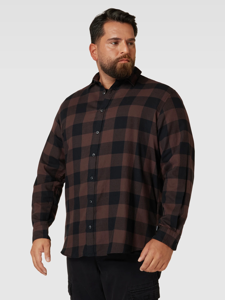

Рубашка мужская Jack & Jones 1847810 коричневая 2XL (доставка из-за рубежа), Коричневый, 1847810