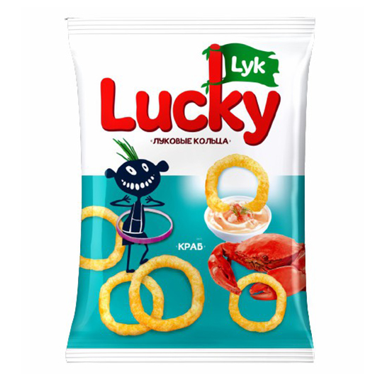 

Луковые кольца Lucky Lyk с крабом 70 г