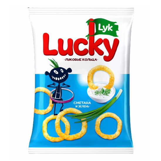 

Луковые кольца Lucky Lyk со сметаной 70 г
