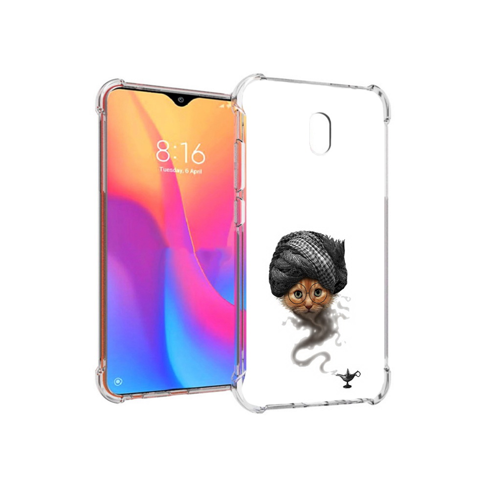 

Чехол MyPads Tocco для Xiaomi Redmi 8A кот джин (PT138948.272.398), Прозрачный, Tocco