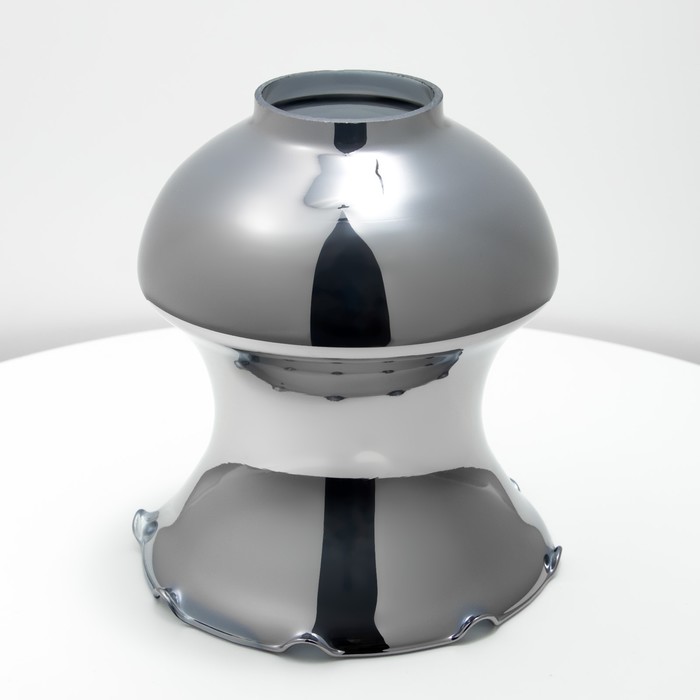 

Плафон Алия 1хЕ27 серебро 14х14х17см