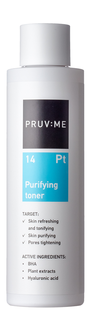 фото Очищающий тоник для лица pruv:me pt 14 purifying toner