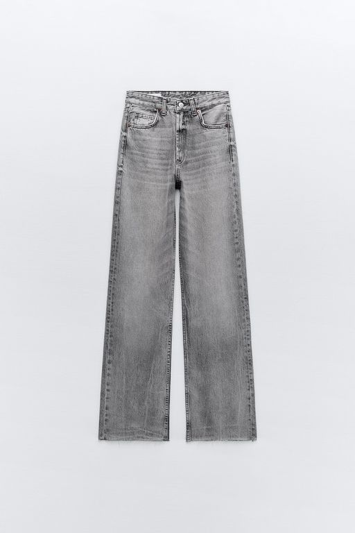 

Джинсы женские ZARA 06045023 серые 46/32, Серый, 06045023