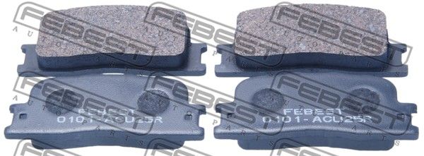 

Тормозные колодки FEBEST дисковые 0101acu25r