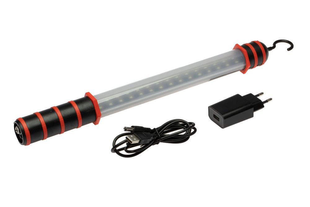 

Инспекционный фонарь, 400 lm, 2 200 mAh, крюк LECAR LECAR000033706