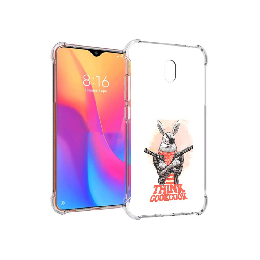 

Чехол MyPads Tocco для Xiaomi Redmi 8A кролик пират (PT138948.272.419), Прозрачный, Tocco