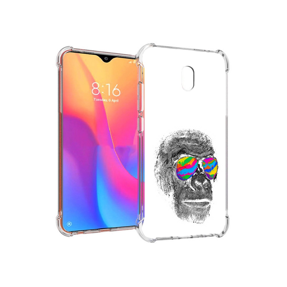 

Чехол MyPads Tocco для Xiaomi Redmi 8A крутая обезьяна в очках (PT138948.272.422), Прозрачный, Tocco