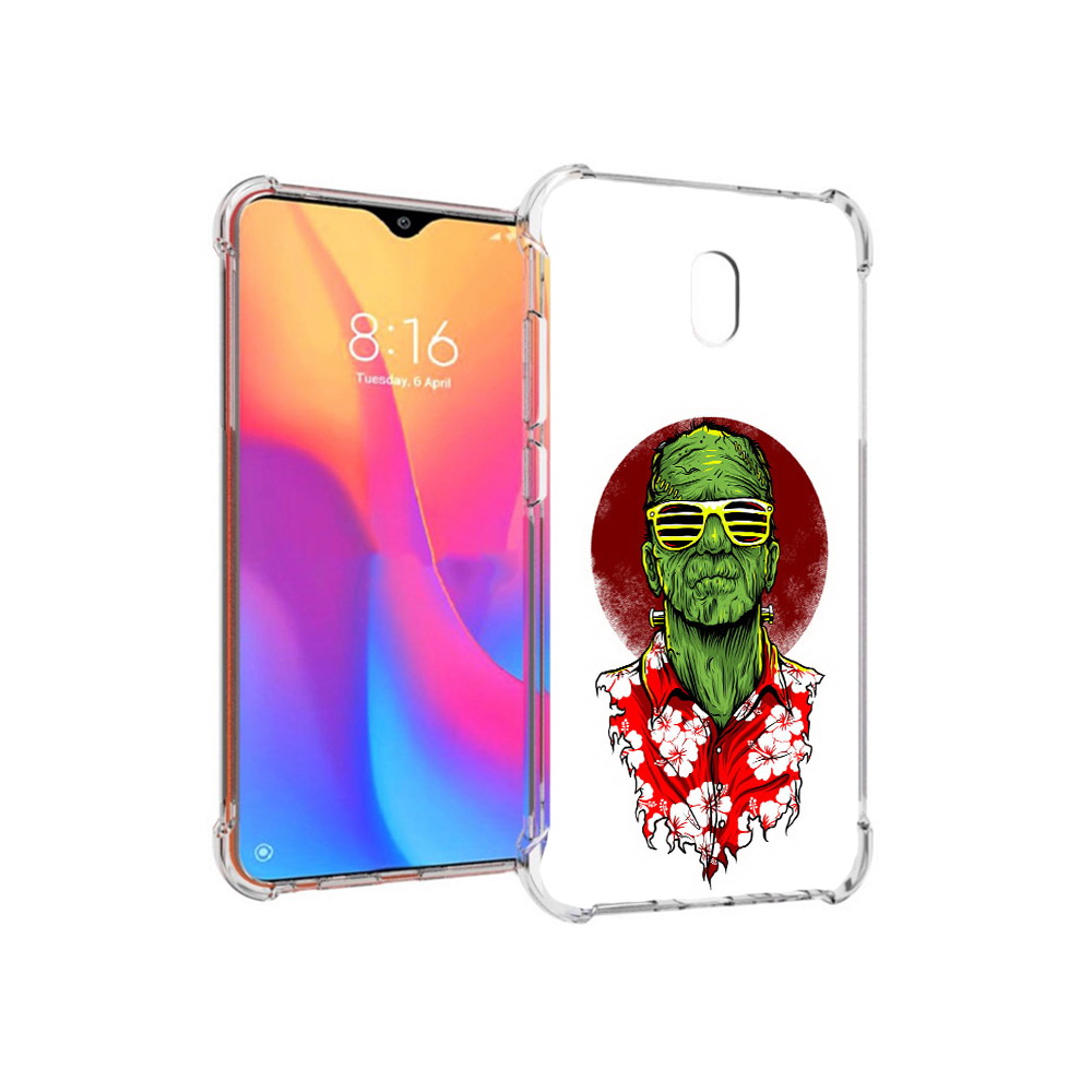 

Чехол MyPads Tocco для Xiaomi Redmi 8A крутой зеленый мужчина в очках (PT138948.272.424), Прозрачный, Tocco