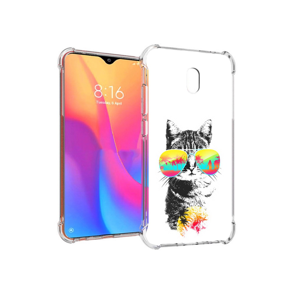 

Чехол MyPads Tocco для Xiaomi Redmi 8A крутой кот (PT138948.272.425), Прозрачный, Tocco