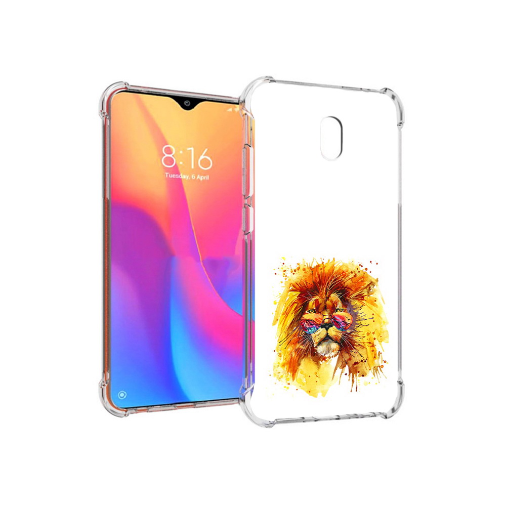 

Чехол MyPads Tocco для Xiaomi Redmi 8A лев в очках (PT138948.272.436), Прозрачный, Tocco