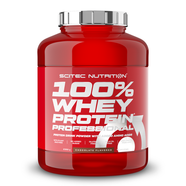 фото Scitec nutrition 100% whey protein professional 2350 г, шоколад