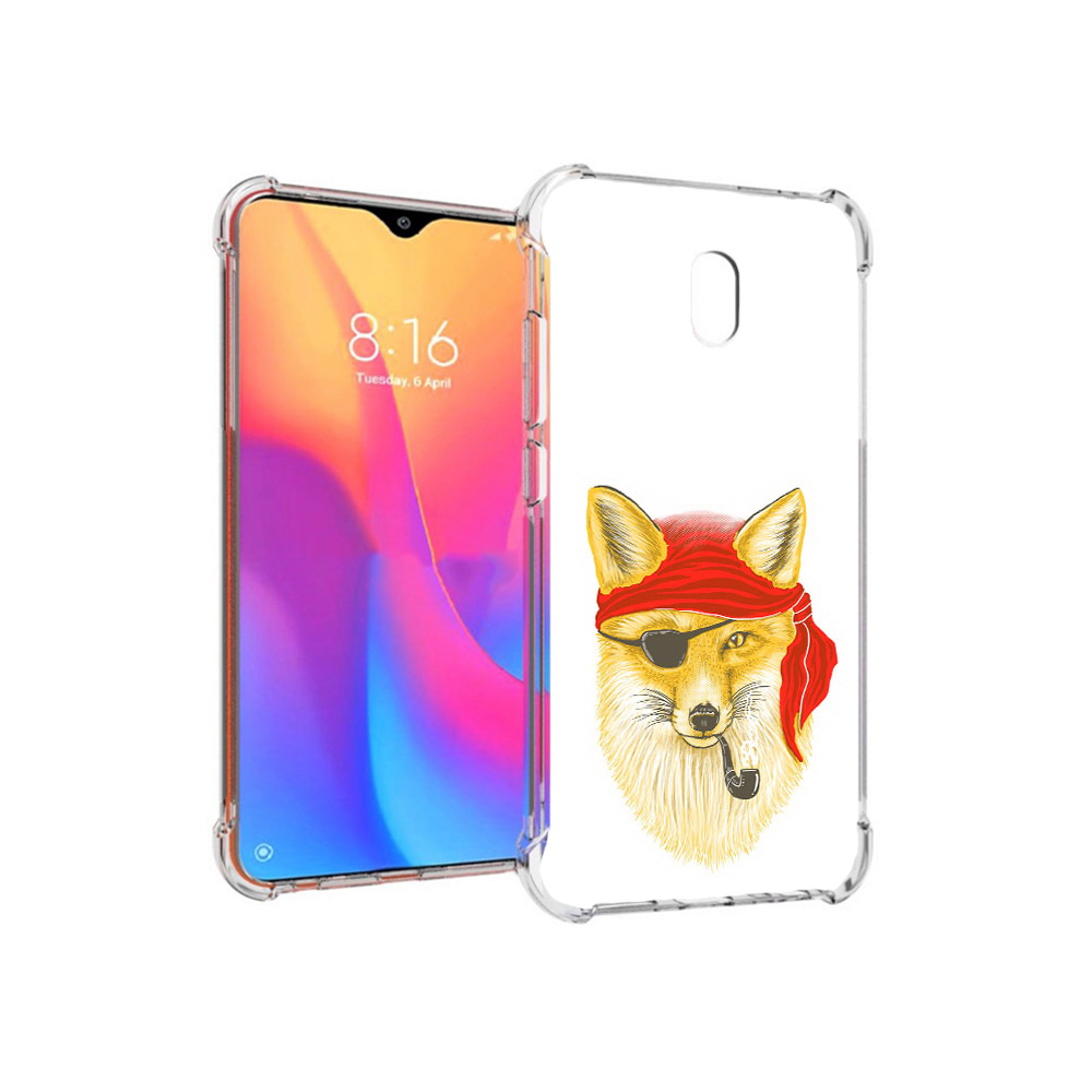 

Чехол MyPads Tocco для Xiaomi Redmi 8A лиса-пират (PT138948.272.440), Прозрачный, Tocco