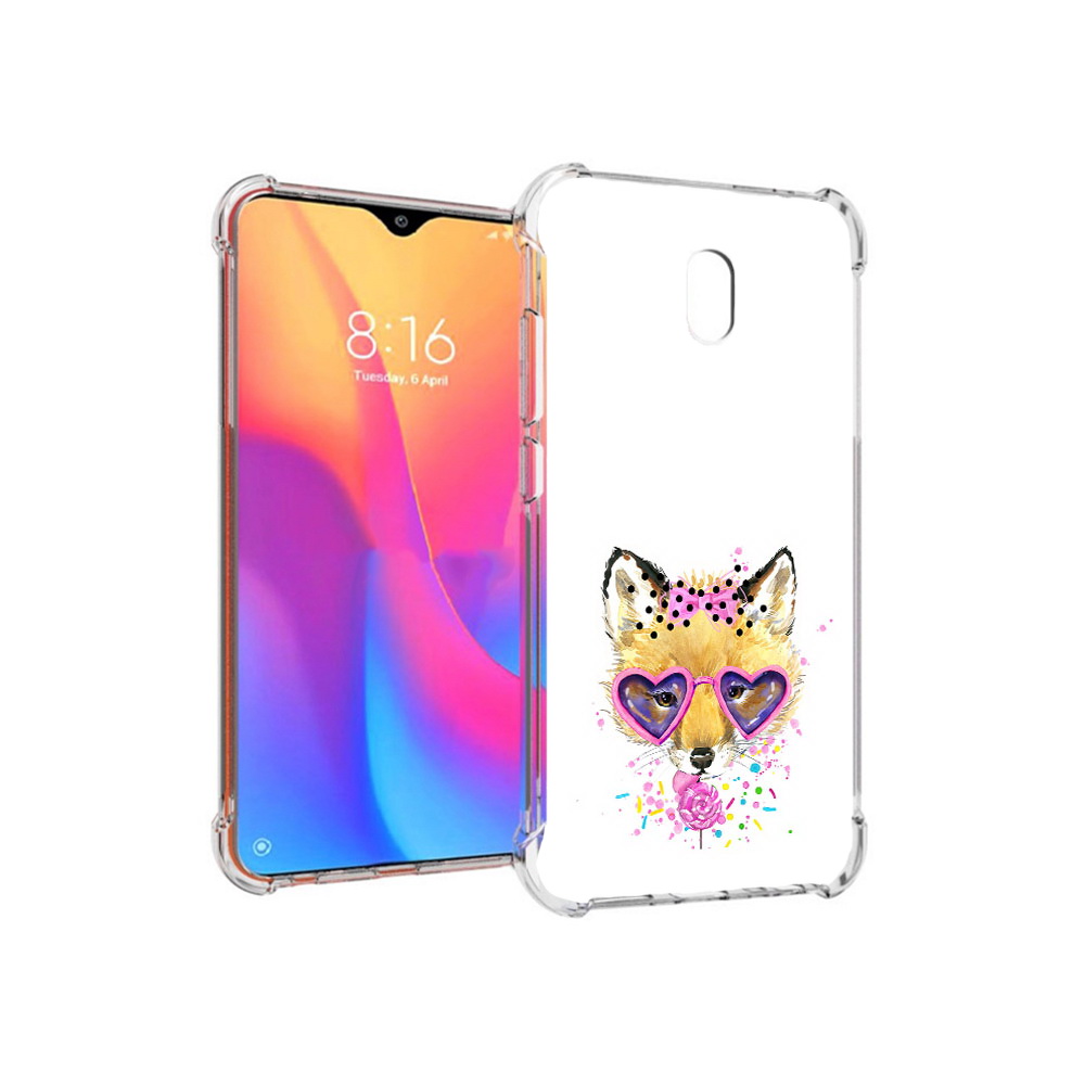 

Чехол MyPads Tocco для Xiaomi Redmi 8A лисенок с бантиком (PT138948.272.441), Прозрачный, Tocco