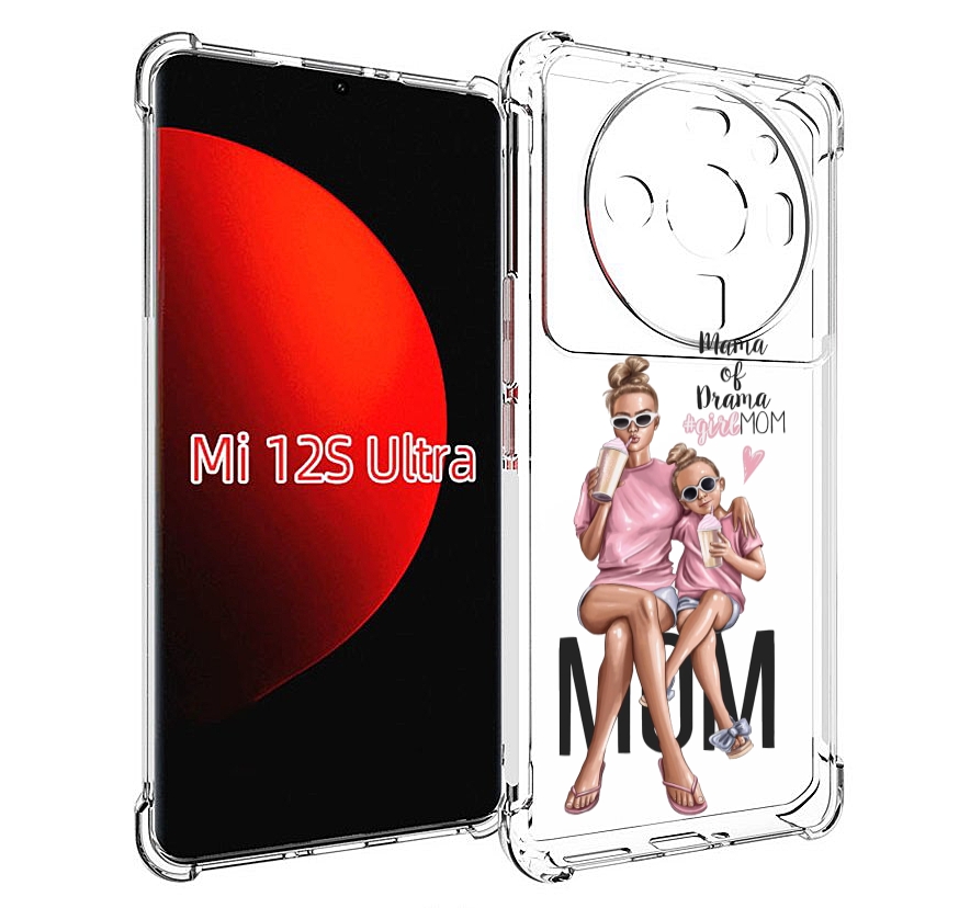 

Чехол MyPads Мама-мечты женский для Xiaomi 12S Ultra, Прозрачный, Tocco