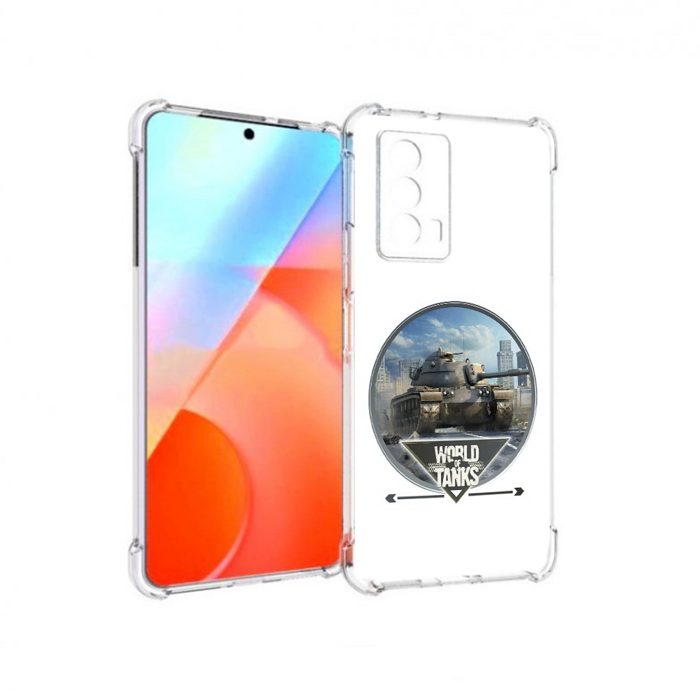 

Чехол MyPads Tocco для Vivo iQOO Z5 Мир танков (PT226980.401.119), Прозрачный, Tocco