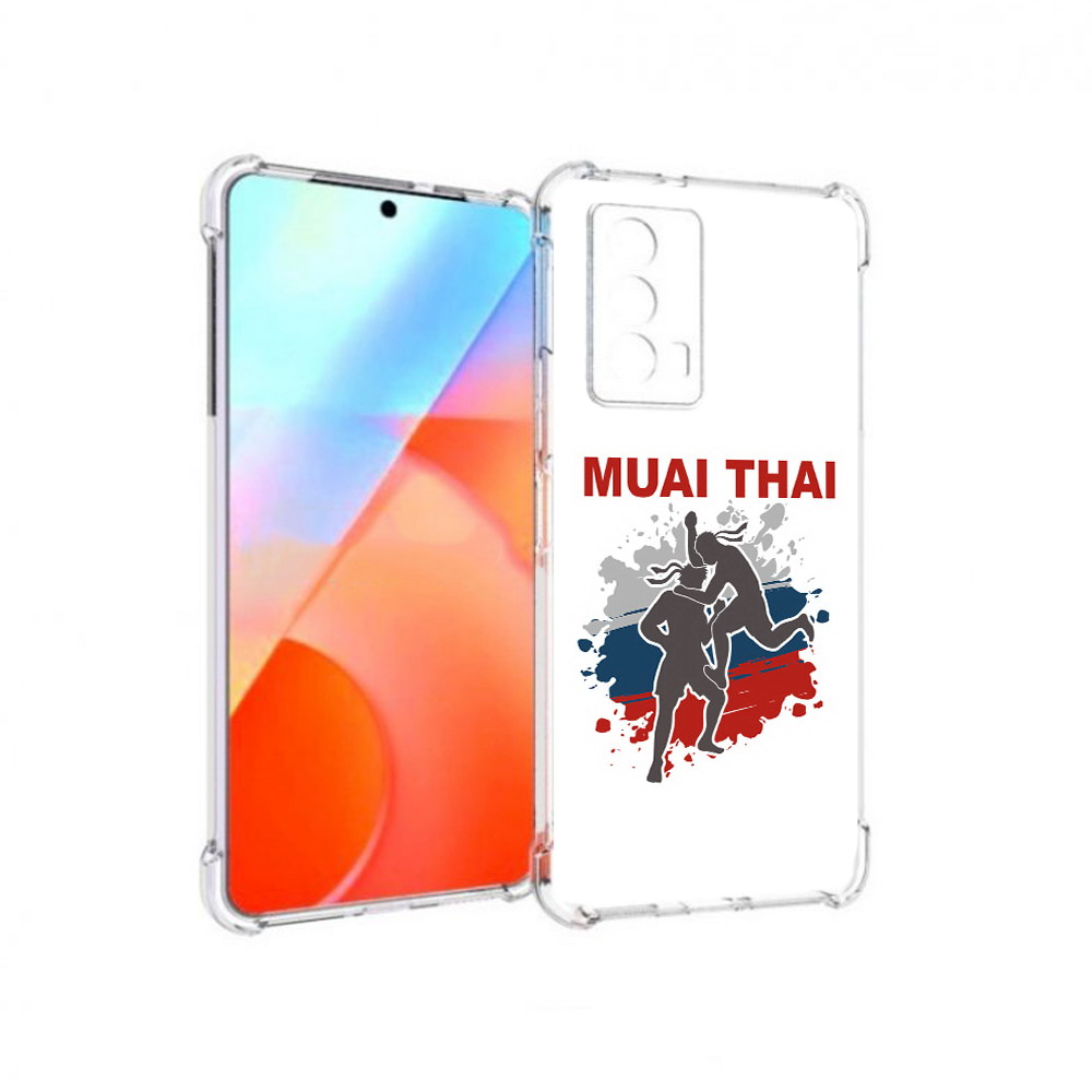 

Чехол MyPads Tocco для Vivo iQOO Z5 Муайтай (PT226980.401.123), Прозрачный, Tocco