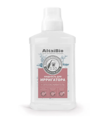 Жидкость для ирригатора AltaiBio 400 мл жидкость ополаскиватель curaprox perio plus balance chx 0 05% 200мл