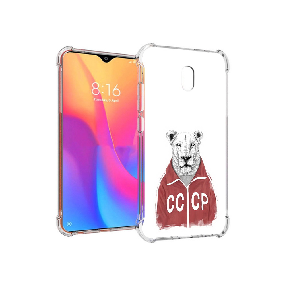 Чехол MyPads Tocco для Xiaomi Redmi 8A львица ссср (PT138948.272.450)