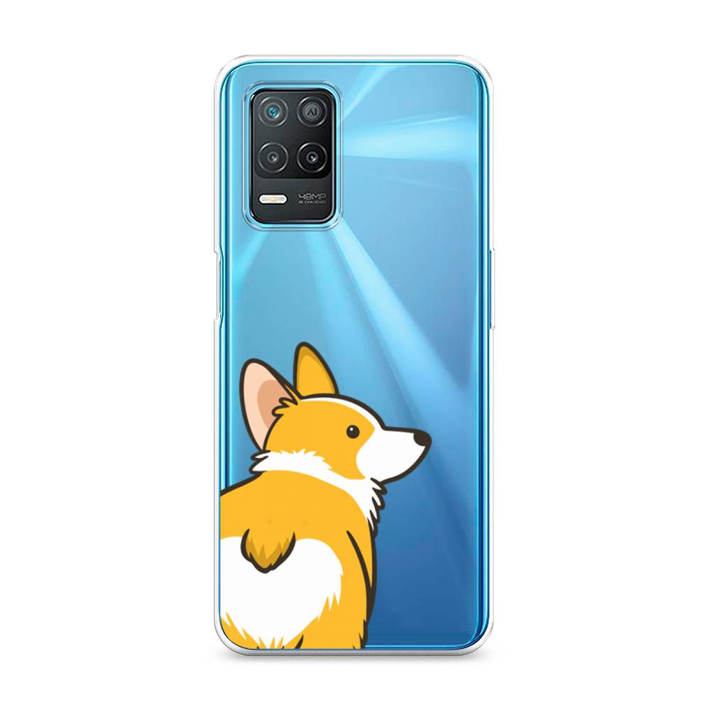 

Чехол Awog на Realme 8 5G "Корги следуй за мной", Разноцветный, 257050-2