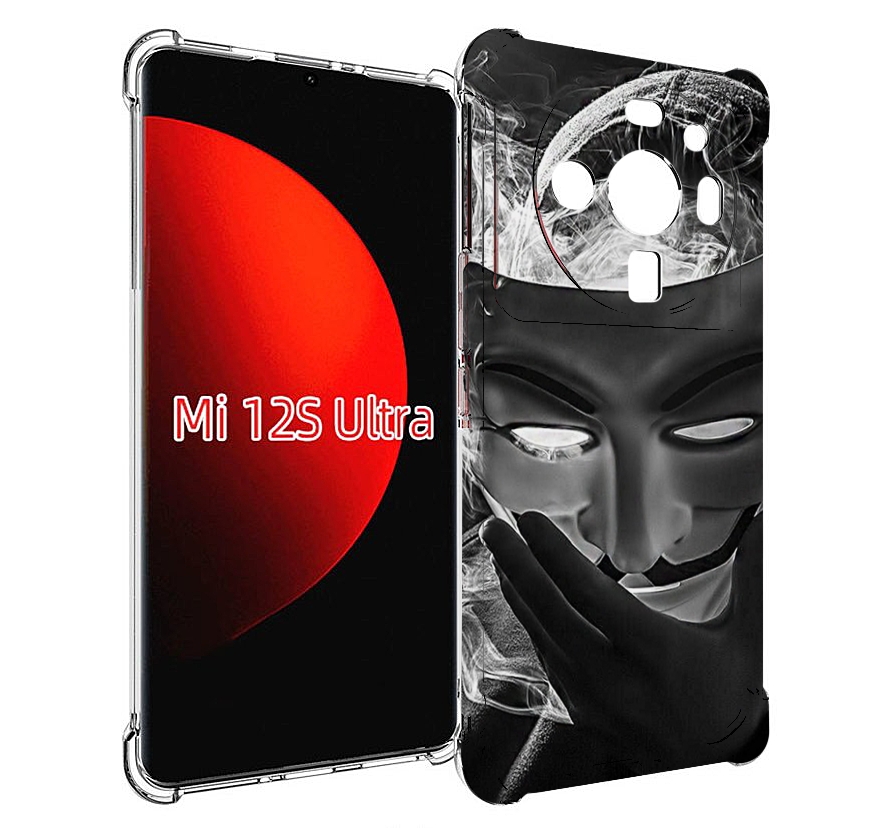 

Чехол MyPads Маска для Xiaomi 12S Ultra, Прозрачный, Tocco