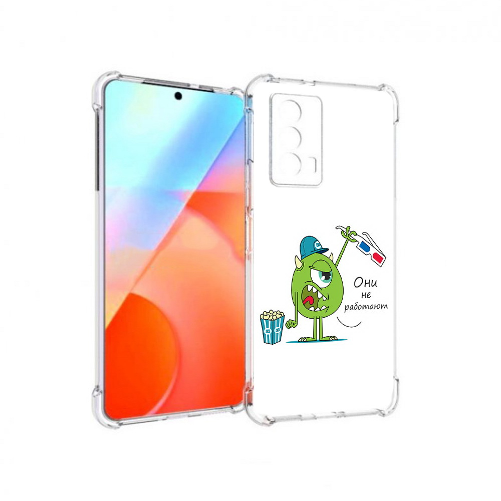 

Чехол MyPads Tocco для Vivo iQOO Z5 Очки не работают (PT226980.401.129), Прозрачный, Tocco