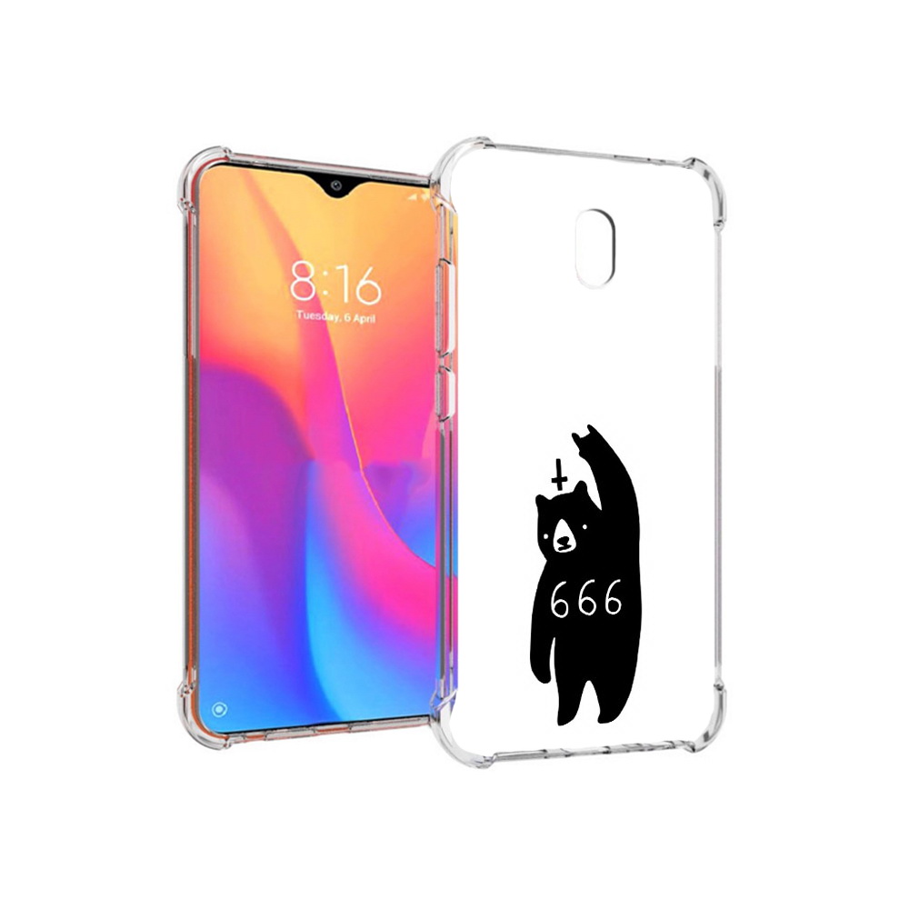 

Чехол MyPads Tocco для Xiaomi Redmi 8A медведь 666 (PT138948.272.462), Прозрачный, Tocco