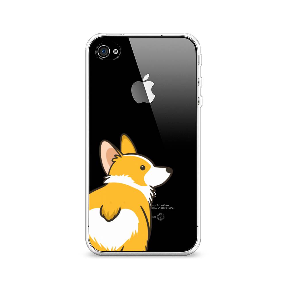 

Чехол Awog на Apple iPhone 4/4S / Айфон 4/4S "Корги следуй за мной", Разноцветный, 10150-2