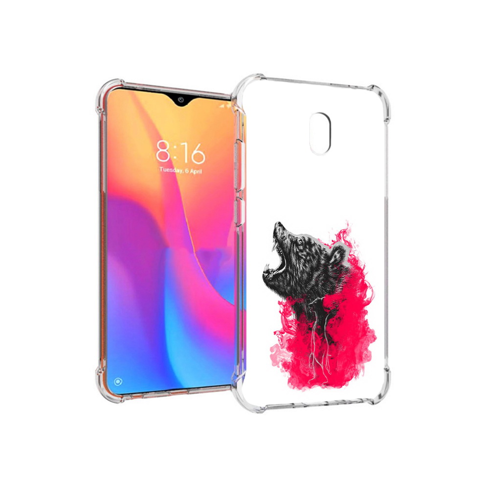 

Чехол MyPads Tocco для Xiaomi Redmi 8A медведь в дымке (PT138948.272.463), Прозрачный, Tocco