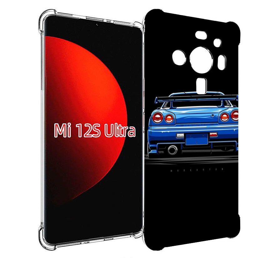 

Чехол MyPads Машина-синяя мужской для Xiaomi 12S Ultra, Прозрачный, Tocco