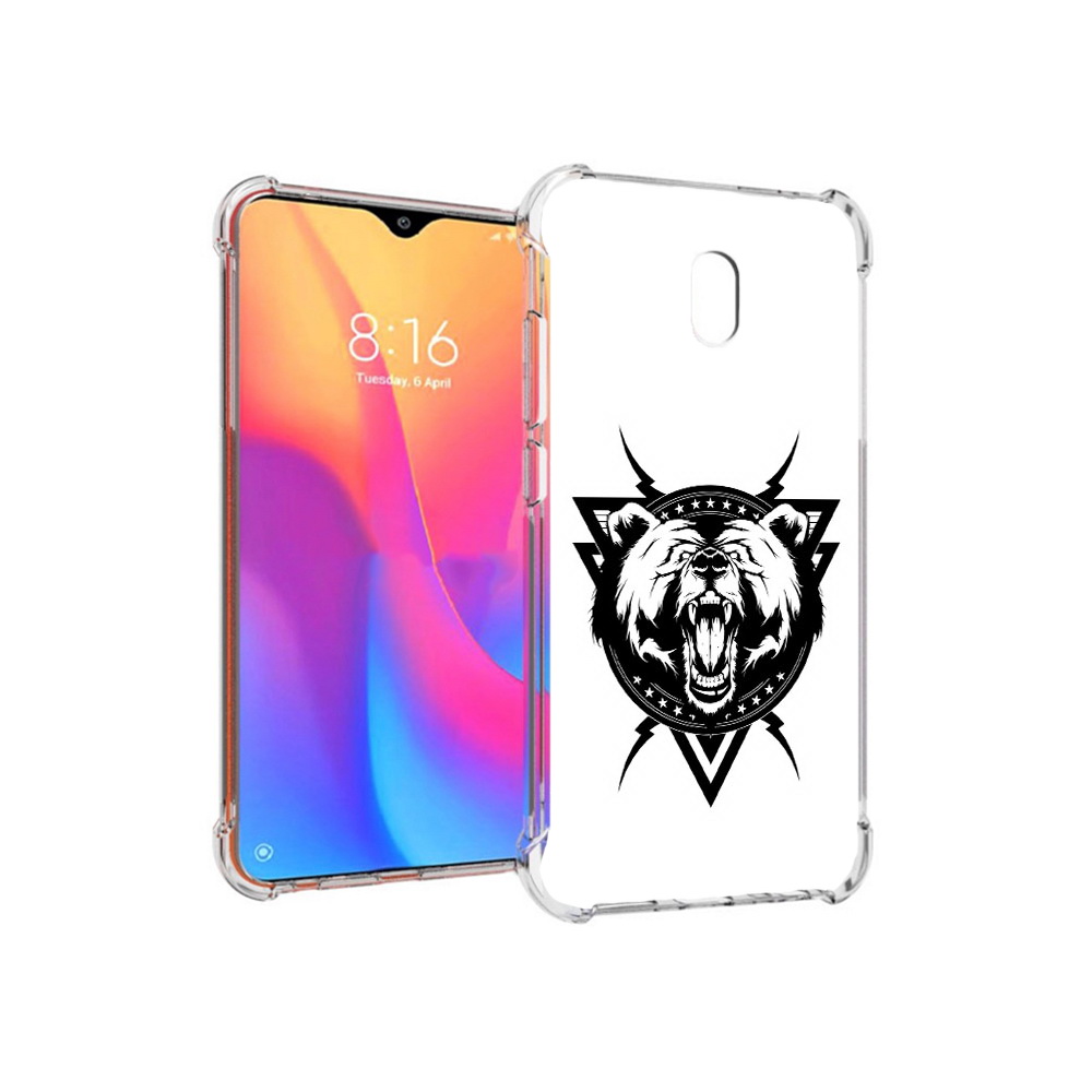 

Чехол MyPads Tocco для Xiaomi Redmi 8A медведь в треугольнике (PT138948.272.464), Прозрачный, Tocco
