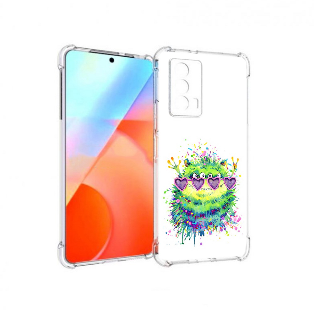 

Чехол MyPads Tocco для Vivo iQOO Z5 Пушистый персонаж (PT226980.401.142), Прозрачный, Tocco