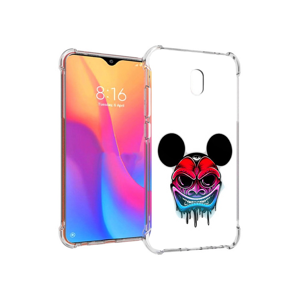 

Чехол MyPads Tocco для Xiaomi Redmi 8A микки в маске (PT138948.272.473), Прозрачный, Tocco