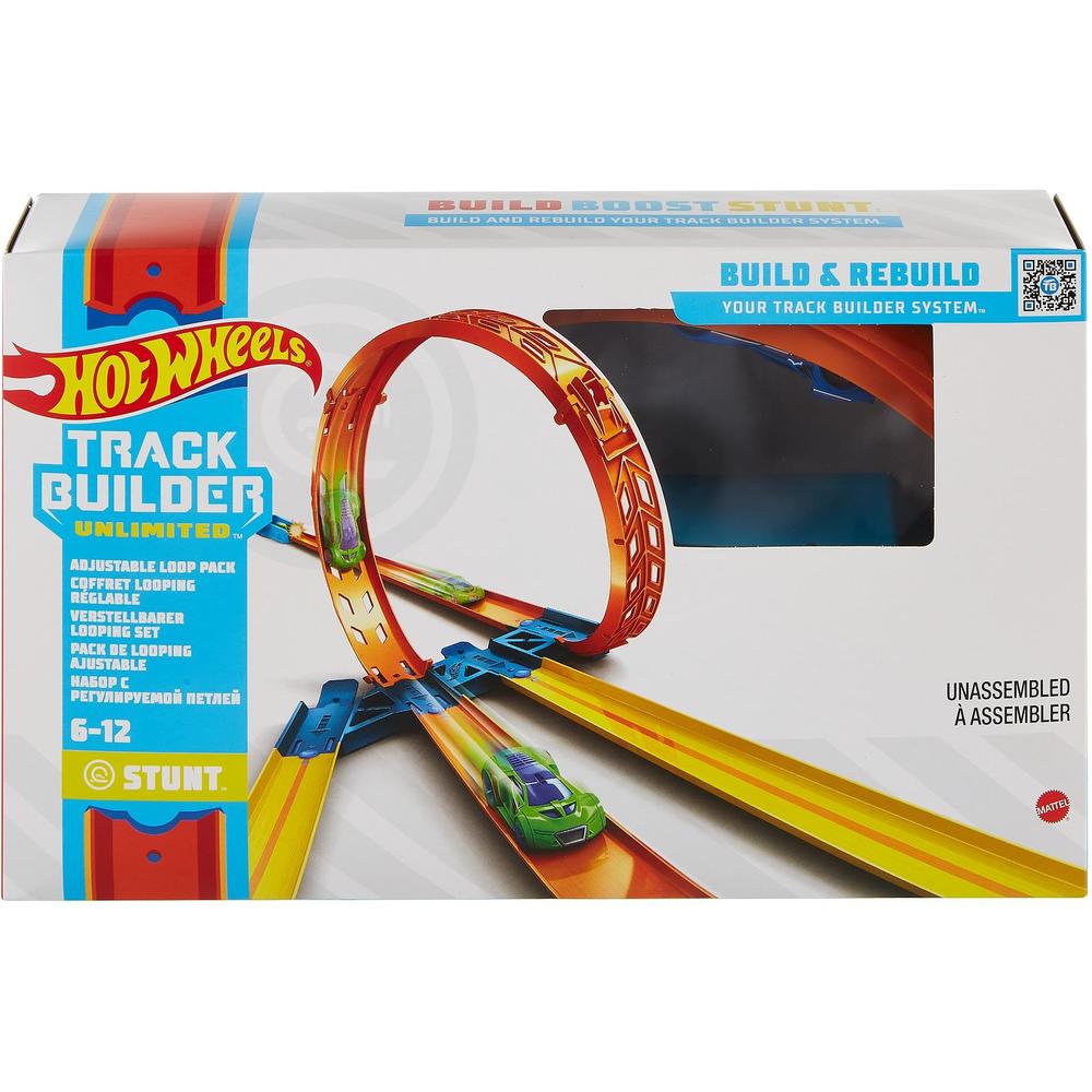 

Конструктор Трасс Mattel Hot Wheels Крутой поворот GLC87/GVG07 Набор с регулируемой петлей, GLC87