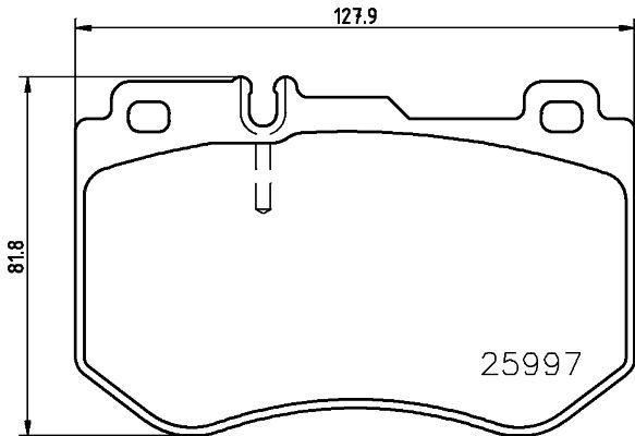 

Тормозные колодки brembo передние для Mercedes-Benz C-Class W205 2013- P50123