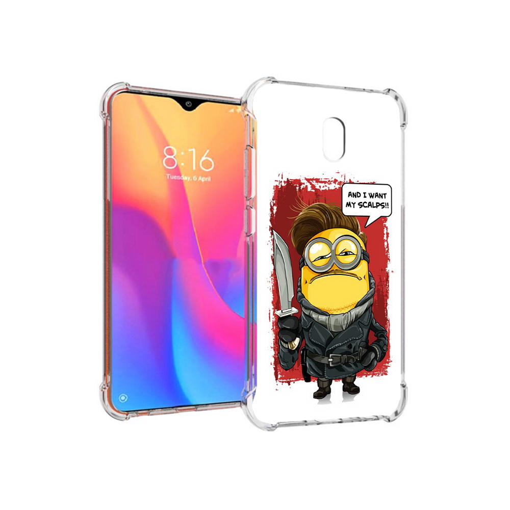 Чехол MyPads Tocco для Xiaomi Redmi 8A миньон убийца (PT138948.272.477)