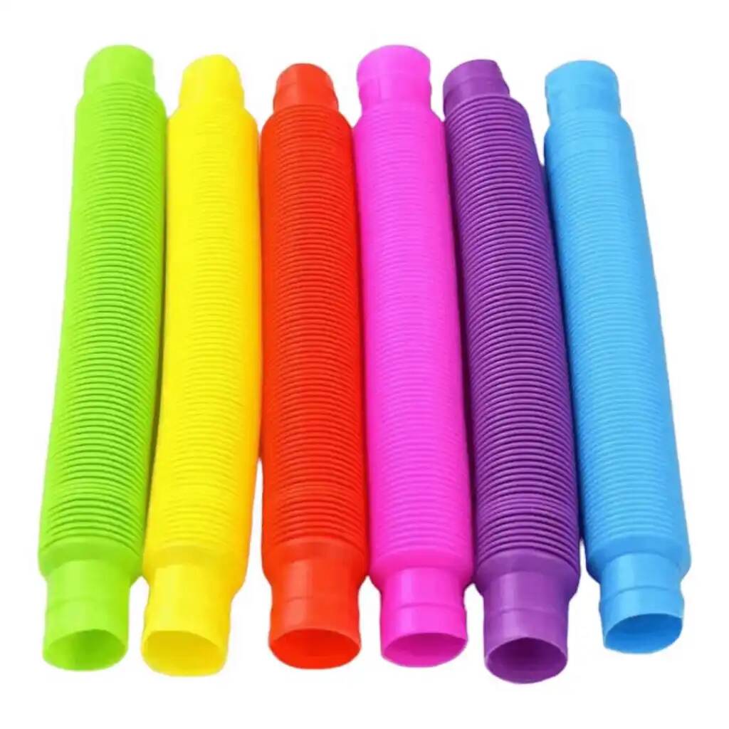 

Флуоресцентные трубочки Pop Tubes 1,6 х 13 см 6 шт, в ассортименте, Разноцветный
