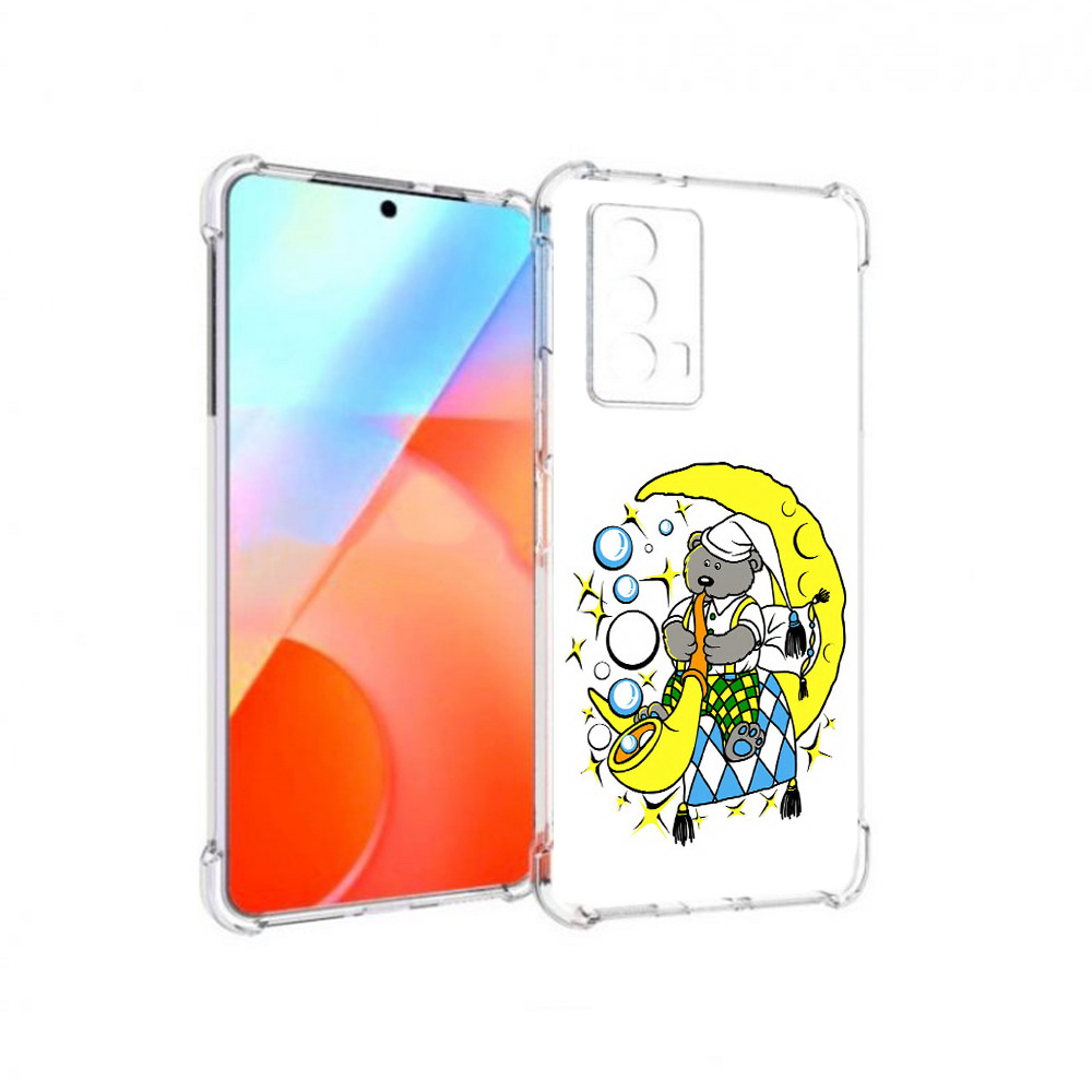 

Чехол MyPads Tocco для Vivo iQOO Z5 Сырная луна (PT226980.401.167), Прозрачный, Tocco