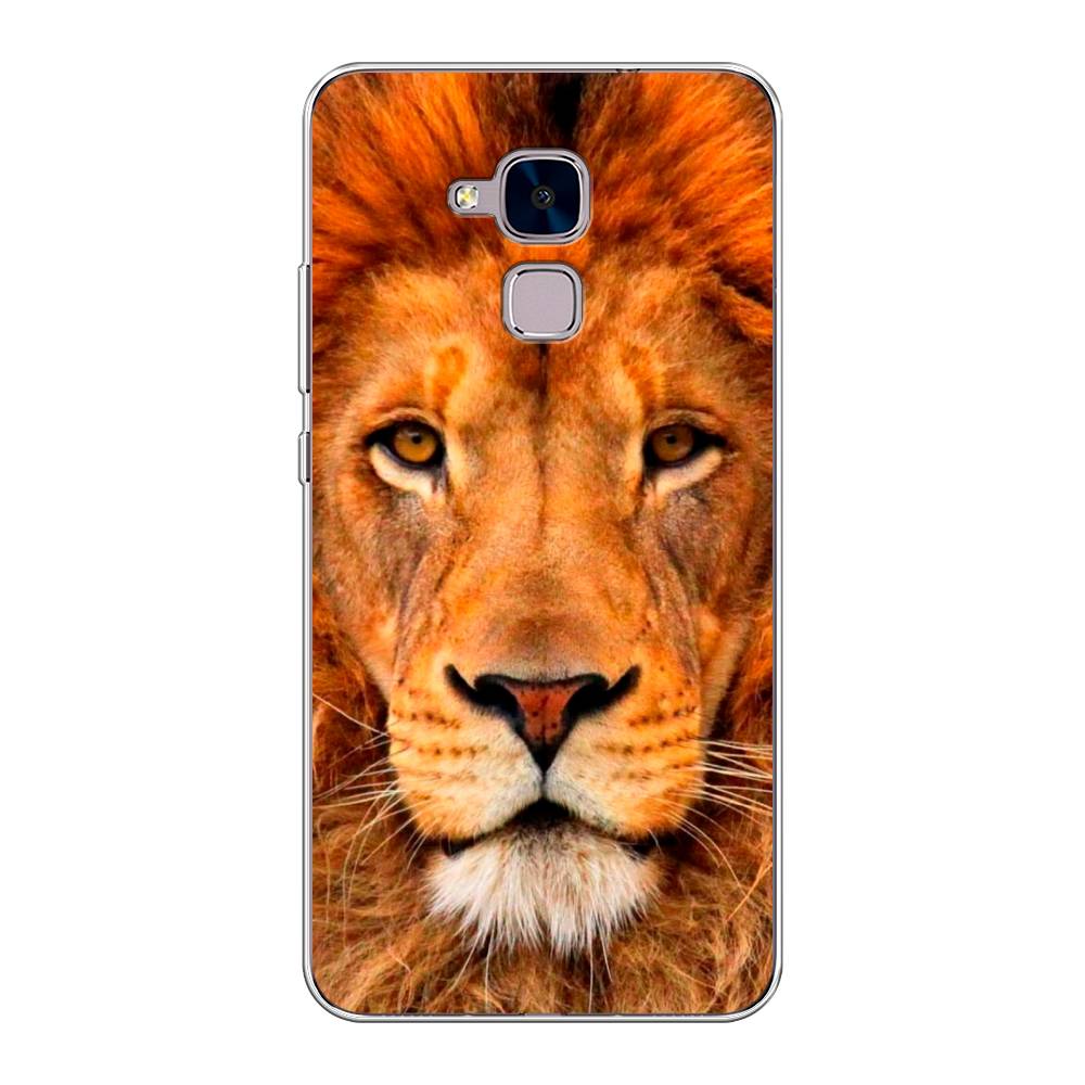 

Чехол на Honor 5C "Благородный лев", Оранжевый, 60450-1