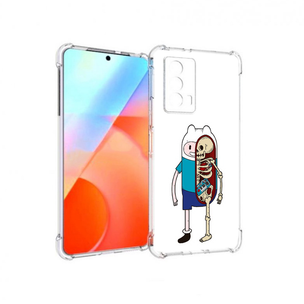 

Чехол MyPads Tocco для Vivo iQOO Z5 Финн скелет (PT226980.401.187), Прозрачный, Tocco