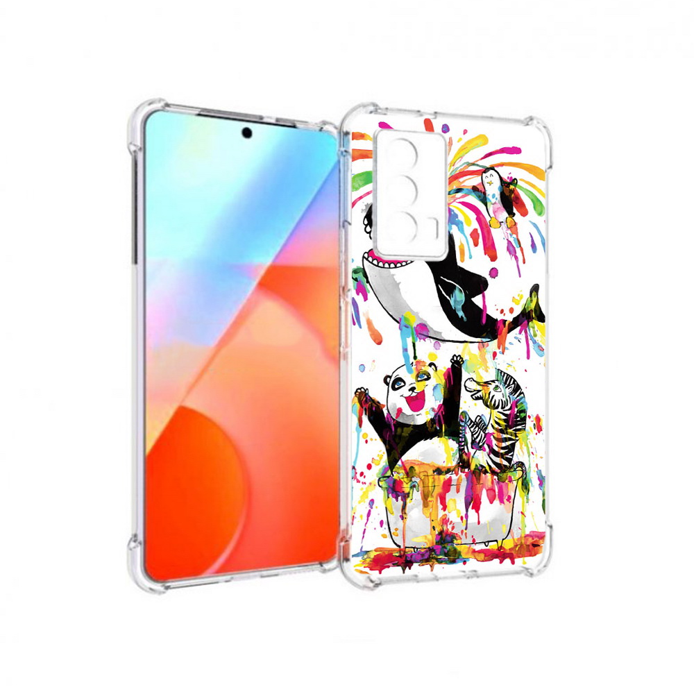 

Чехол MyPads Tocco для Vivo iQOO Z5 Хиппи кит (PT226980.401.191), Прозрачный, Tocco
