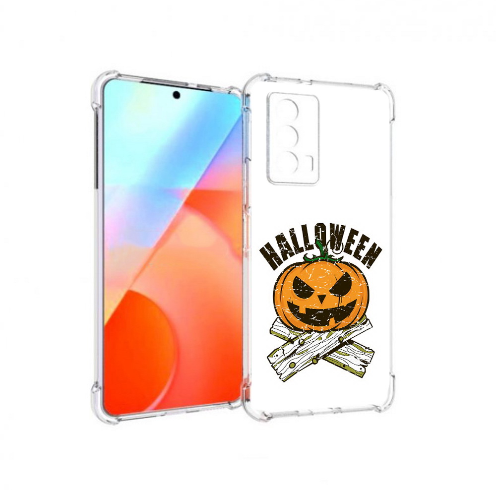 

Чехол MyPads Tocco для Vivo iQOO Z5 Хэллоуин доски тыква (PT226980.401.194), Прозрачный, Tocco