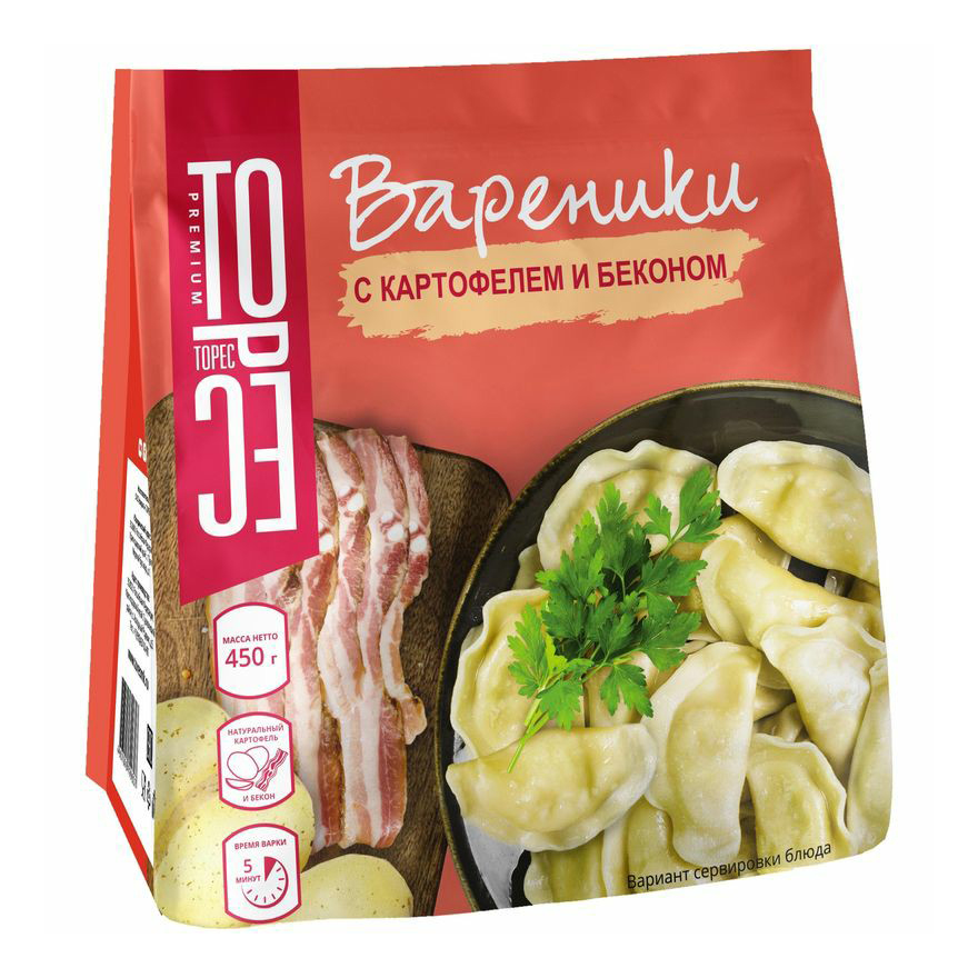 

Вареники Торес с картофелем и беконом 450 г