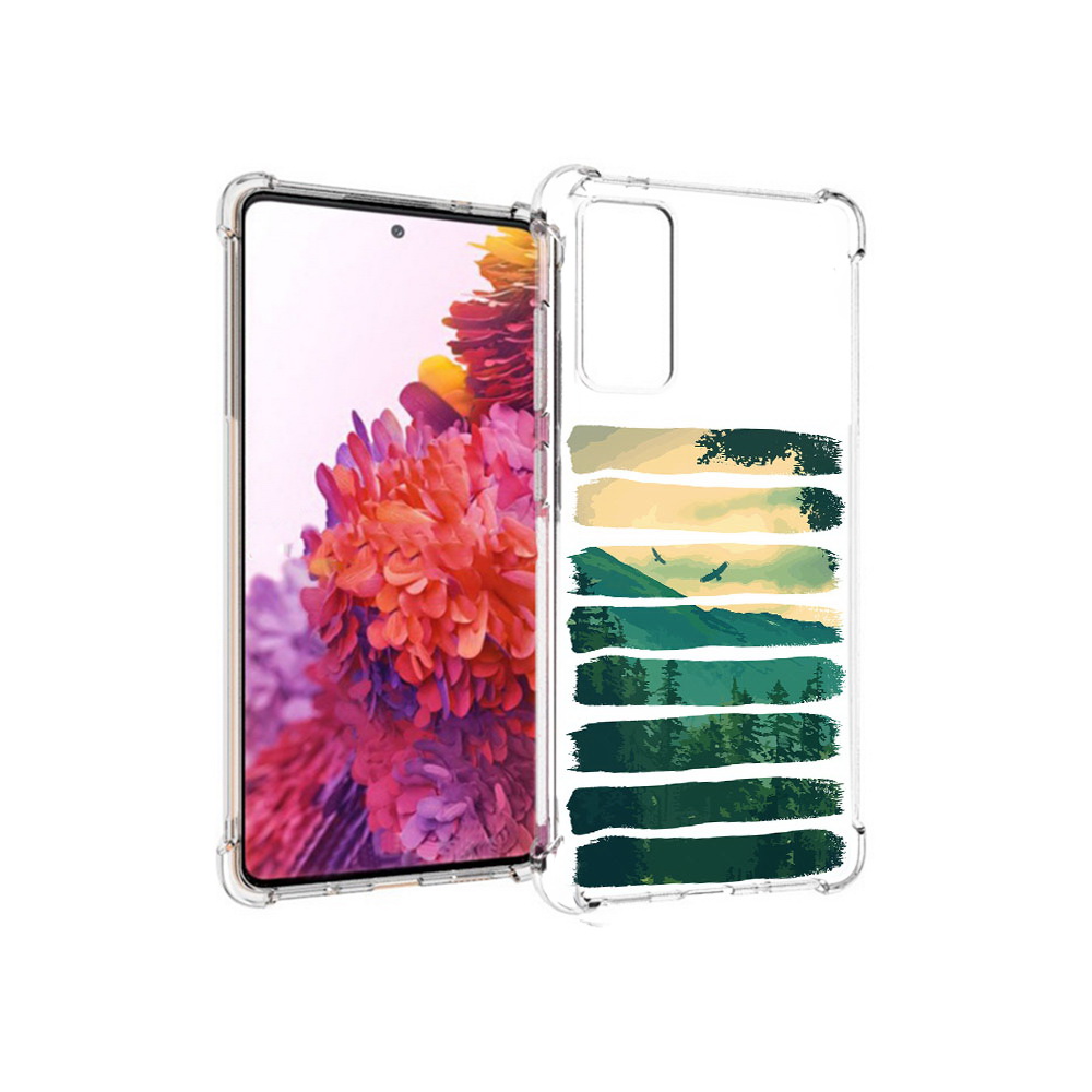 

Чехол MyPads Tocco для Samsung Galaxy S20 FE Лесная чаща (PT153647.496.107), Прозрачный, Tocco