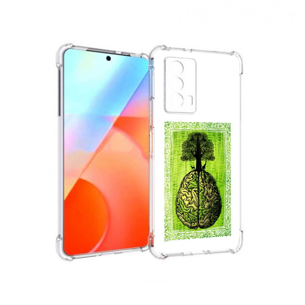 

Чехол MyPads Tocco для Vivo iQOO Z5 абстракция здоровый мозг (PT226980.401.211), Прозрачный, Tocco