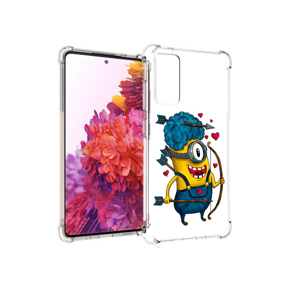 

Чехол MyPads Tocco для Samsung Galaxy S20 FE Миньон купидон (PT153647.496.117), Прозрачный, Tocco