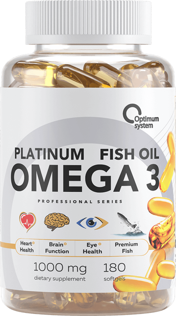 Купить Омега-3 Optimum System Platinum Fish Oil капсулы 180 шт.