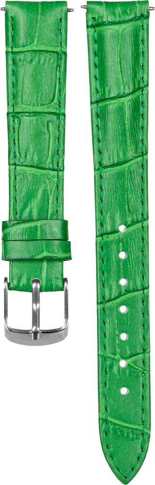 

Ремешок кожаный GSMIN Crocodile 16 мм (Зеленый)