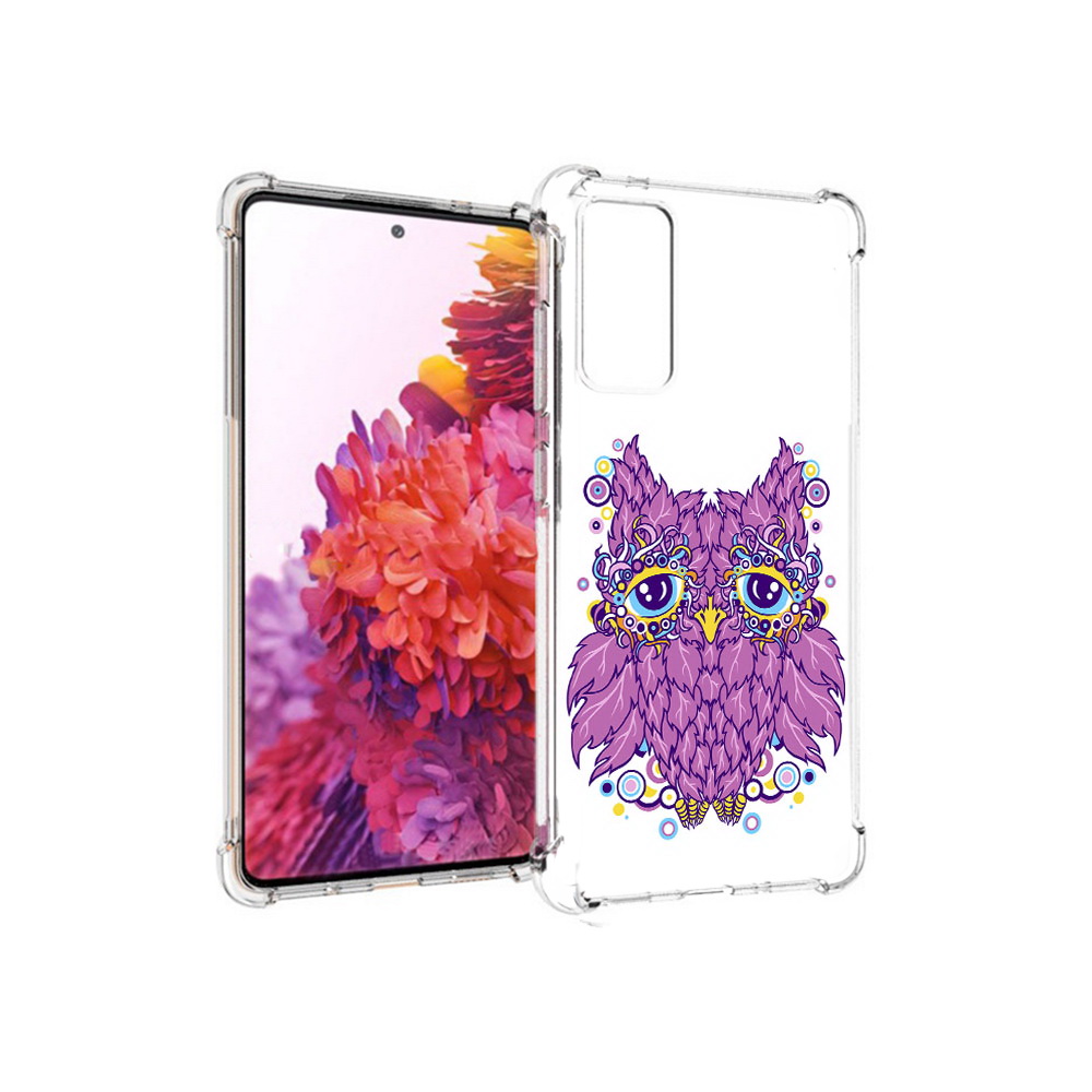 

Чехол MyPads Tocco для Samsung Galaxy S20 FE Розовая сова (PT153647.496.147), Прозрачный, Tocco